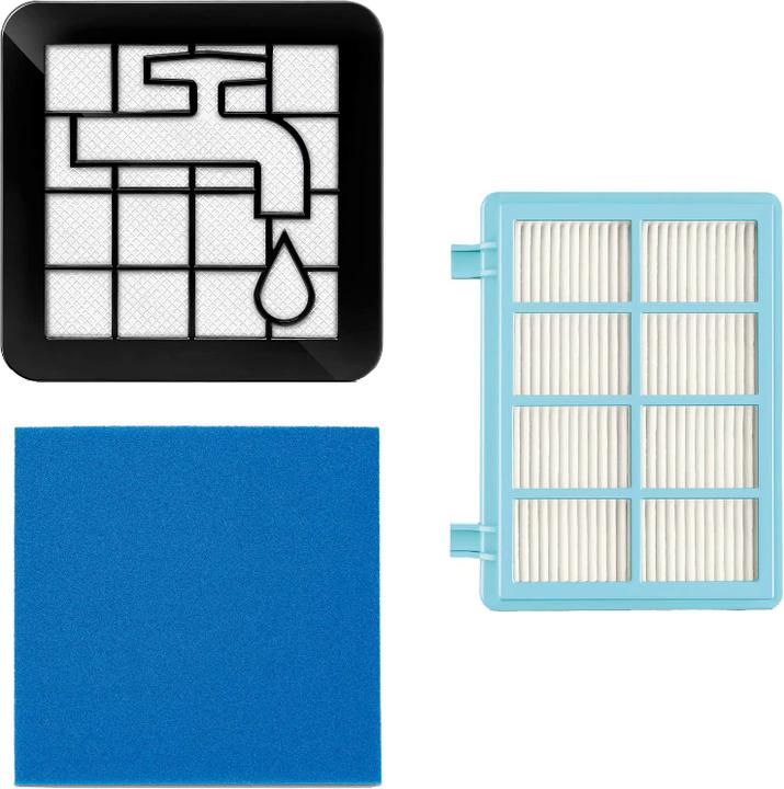 Produktbild Flickbee Filterset 3 in 1 für Philips PowerPro Compact wie FC8010/02