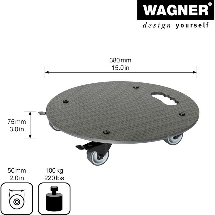 Actual product image Wagner System Roll coaster HPL ø 380 mm GH0630