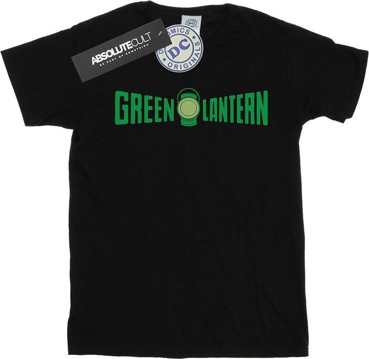 Actual product image Mens Green Lantern Text Logo T-Shirt (XL)