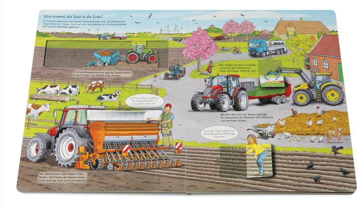 Actual product image My big tractor playbook. With turntable, lots of flaps and sliders (German)