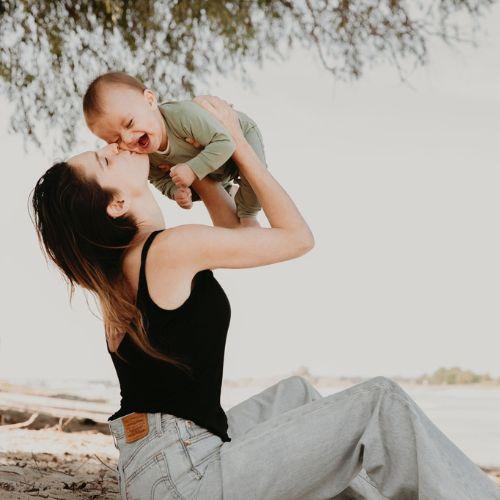 Actual product image Cloby Romper suit overall UPF + Olive Green (50, 51, 52, 53, 54, 55, 56)