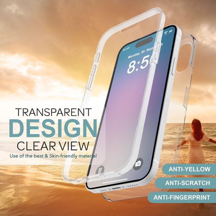 Actual product image Nalia Clear 360 degree cover (Apple iPhone 16 Plus)