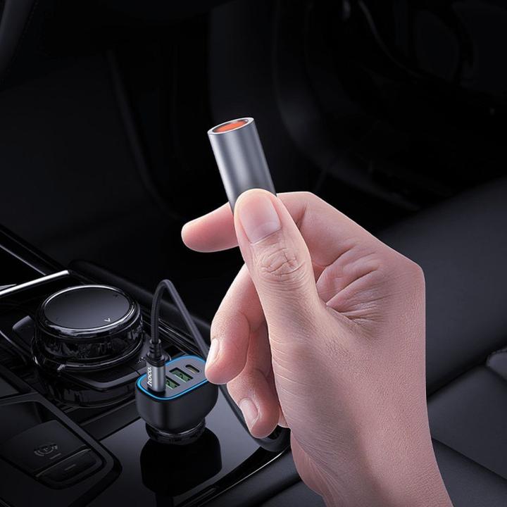 Image du produit Hoco Cable cigarette lighter for Type C UA30 0,3 m black (0.30 m)