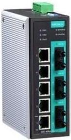 Image du produit Moxa EDS-408A-3M-ST - Commutateur Ethernet géré d'entrée de gamme avec 5 ports 10100BaseT(X) et 3 ports (10100 ports)