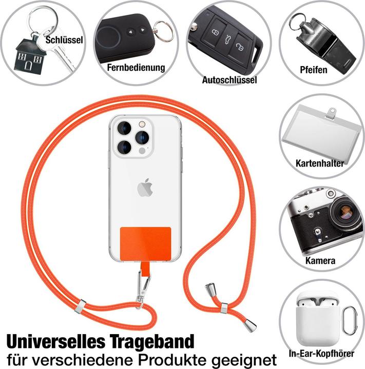 Produktbild Nalia Universal Handykette zum Umhängen mit Pad