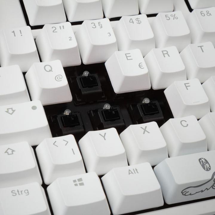 Actual product image Ducky One 2 White Edition (DE, Cable)