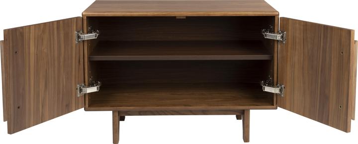 Actual product image Zuiver Sideboard Groove 2 Doors Walnut (82 x 40 x 58 cm)