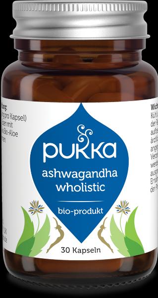 Actual product image Pukka Ashwagandha Wholistic Kapsel NEM Bio (30 Piece, Capsules, 114 g)