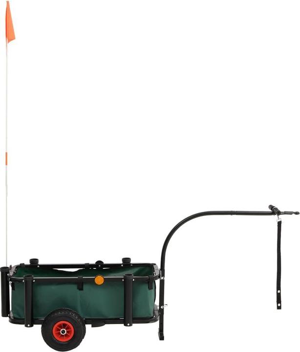 Immagine prodotto VidaXL Angelwagen mit Tasche Schwarz Stahl