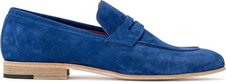 Alexander 1910 Cannes Moccasin - Blue Suede
