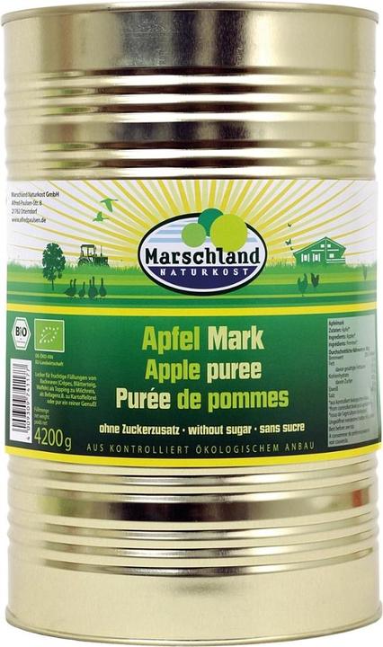 Immagine prodotto Marschland GB Purea di mele senza zuccheri aggiunti (barattolo) (4200 g)