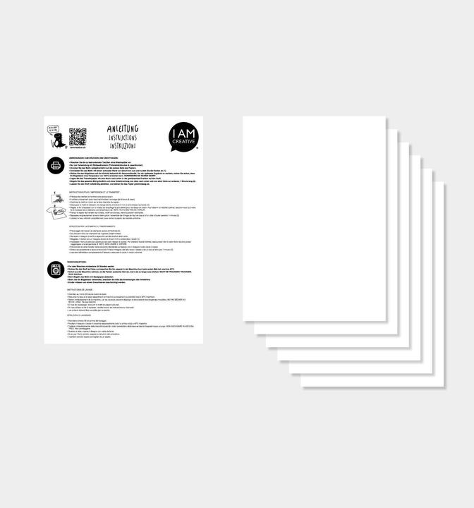 Image du produit I Am Creative Papier de transfert (100 g/m², 5 x)
