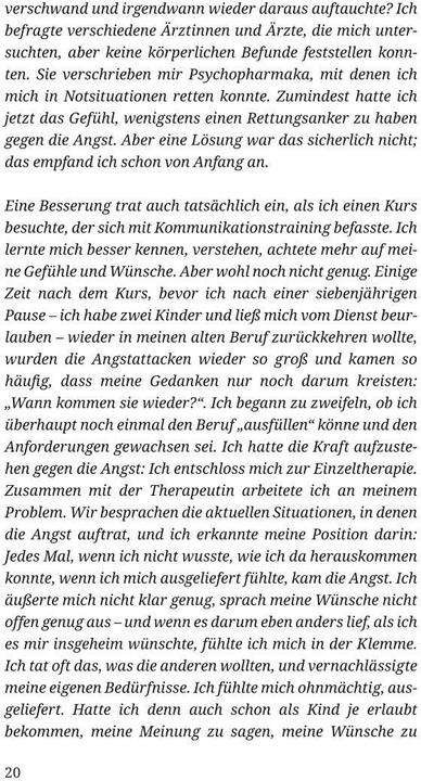 Nährwerte und Zutaten Ängste verstehen und überwinden (Deutsch, Doris Wolf, 2024)
