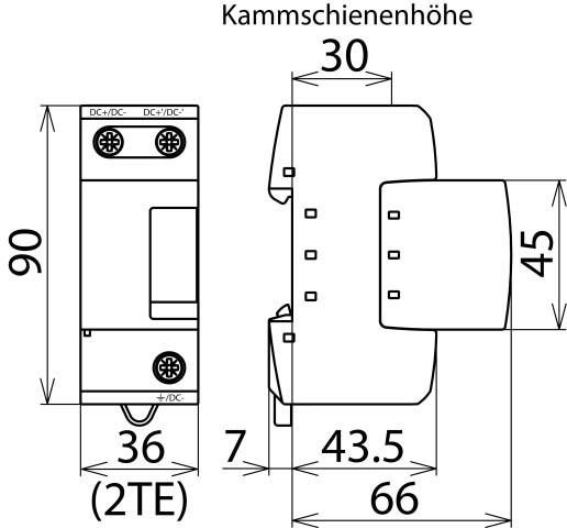 Produktbild Dehn DSE M 1 220 Koordinierter Blitzstromableiter Typ 1