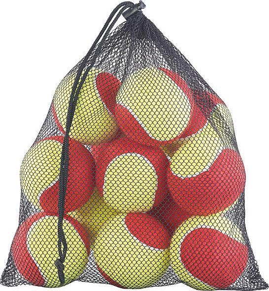 Speeron 12er-Set Tennisbälle inkl. Tragenetz