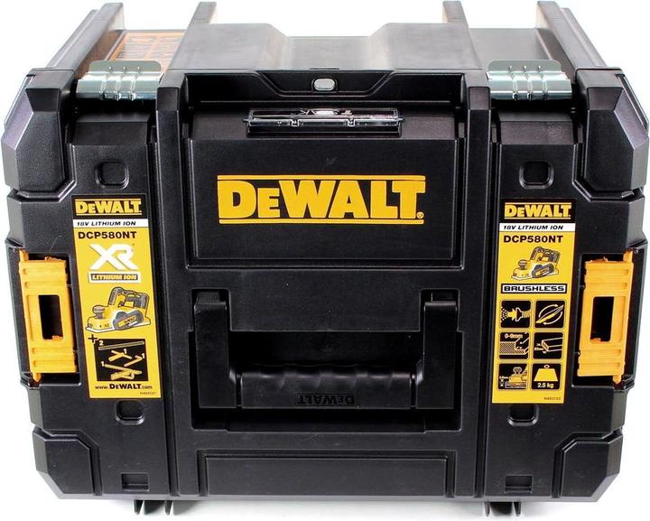 Productafbeelding DeWalt DCP 580 NT Accu schaaf 18V 82mm + 1x accu 5,0Ah + TSTAK - zonder lader