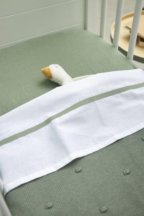 Produktbild Meyco Babydecke gross Mini Knots - forest green - 100x150cm (100 x 150 cm)
