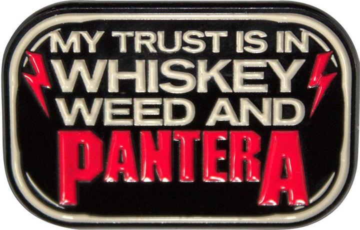 Pantera Abzeichen Whiskey ZinkLegierung Nadel