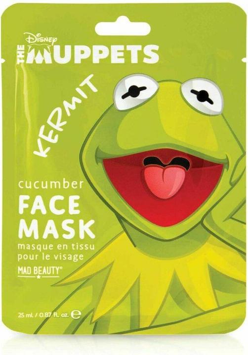 Image du produit Mad Beauty Disney Muppet Kermit Face Mask with Cucumber Extract 30g (25 ml)
