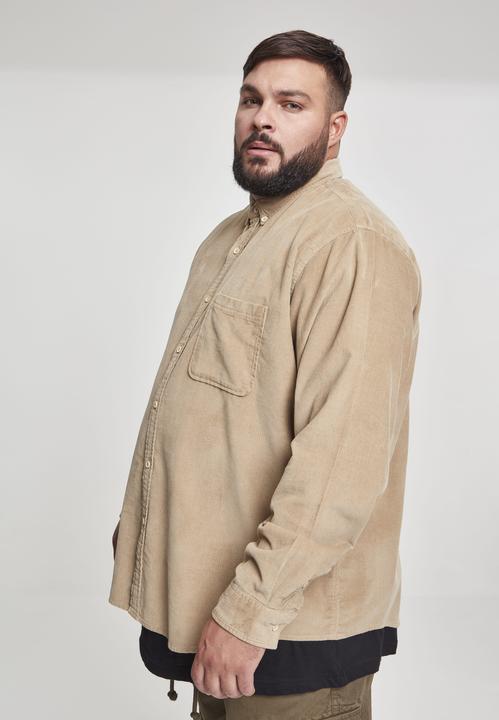 Produktbild Urban Classics UC Plus Size Corduroy Shirt (S)
