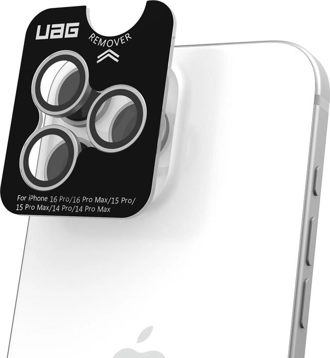 Actual product image UAG Camera lens protection (3 Piece, Apple iPhone 14 Pro, Apple iPhone 14 Pro Max, Apple iPhone 15 Pro, Apple iPhone 15 Pro Max, Apple iPhone 16 Pro, Apple iPhone 16 Pro Max)