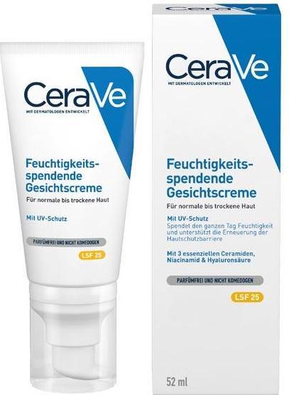 Actual product image CeraVe Crème hydratante visage SPF30 crème (52 ml, Day cream, SPF 25)