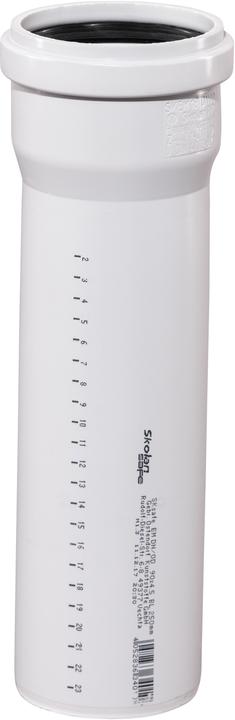Ostendorf SKOLANsafe-Rohr EM DN/OD 90, 250mm, mit Muffe (Rohrverschraubung)