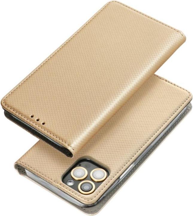 Actual product image OEM Back panel cover SMART CASE Book for IPHONE 14 Pro gold (Apple iPhone 14 Pro)