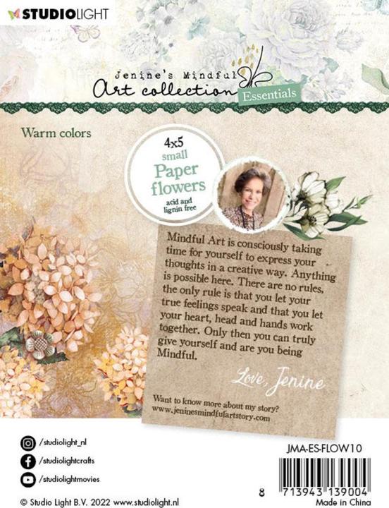Produktbild art by marlene Papierblumen Warme Farben, 20 Stück Essentials