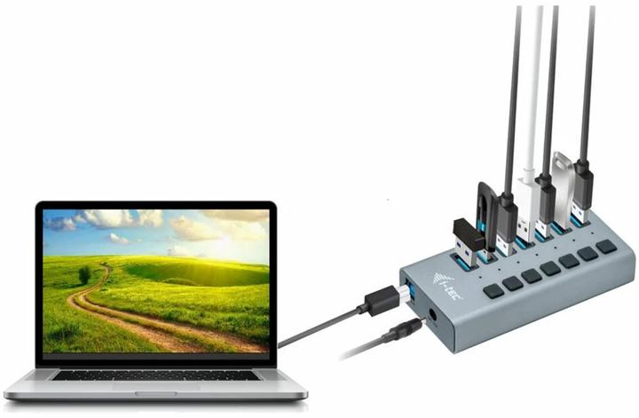 Actual product image i-tec U3CHARGEHUB7 (USB-B, 7 Ports)