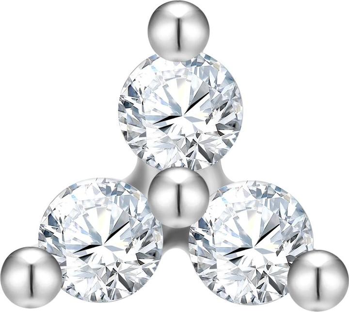 Image du produit Glanzstücke München Clous d'oreille en argent sterling pour femmes - 37372 (Argent Sterling)