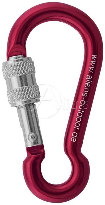 Actual product image Aliens Mini Screw 6 cm material carabiner