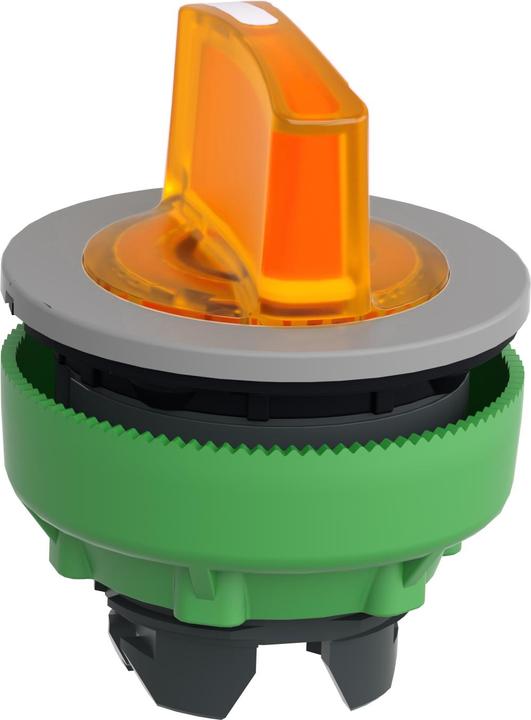 Actual product image Schneider Electric Illuminated selector switch, front, plastic, ZB5FK1353C0