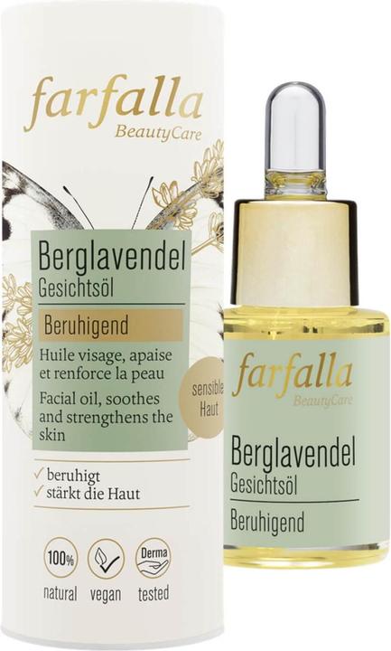 Produktbild Farfalla Beruhigendes Gesichtsöl Berglavendel (15 ml, Gesichtsöl)