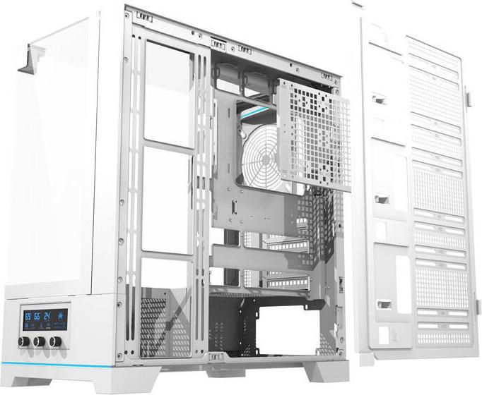 Actual product image Darkflash Tech Darkflash DY450 computer case without fans (white) (ITX, mATX, ATX)