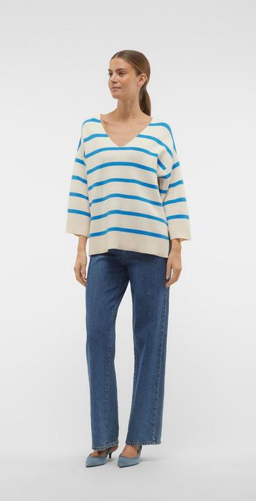 Produktbild Vero Moda V-Ausschnitt Tief angesetzte Schulter Pullover Strickpullover (XL)