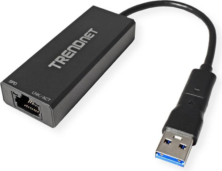 Productafbeelding Trendnet TUC-ET2G Ethernet Adapter USB-C 3.1 naar 2,5GBASE-T (USB-C, RJ45 2.5 Gigabit Ethernet (1x))