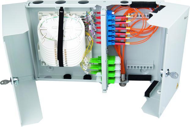 Actual product image Telegärtner Fibre optic modular wall distributor SAM-SE