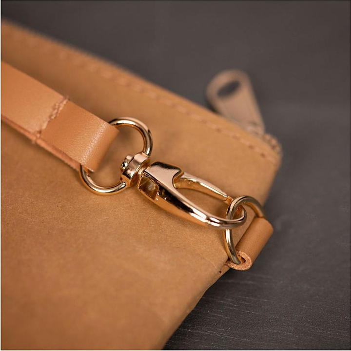 Image du produit Creativ Company Pochette en similicuir marron, 21x18cm