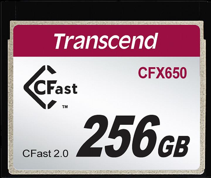 Image du produit Transcend CFast 2.0 CFX650 256GB (256 Go, CFast 2.0)