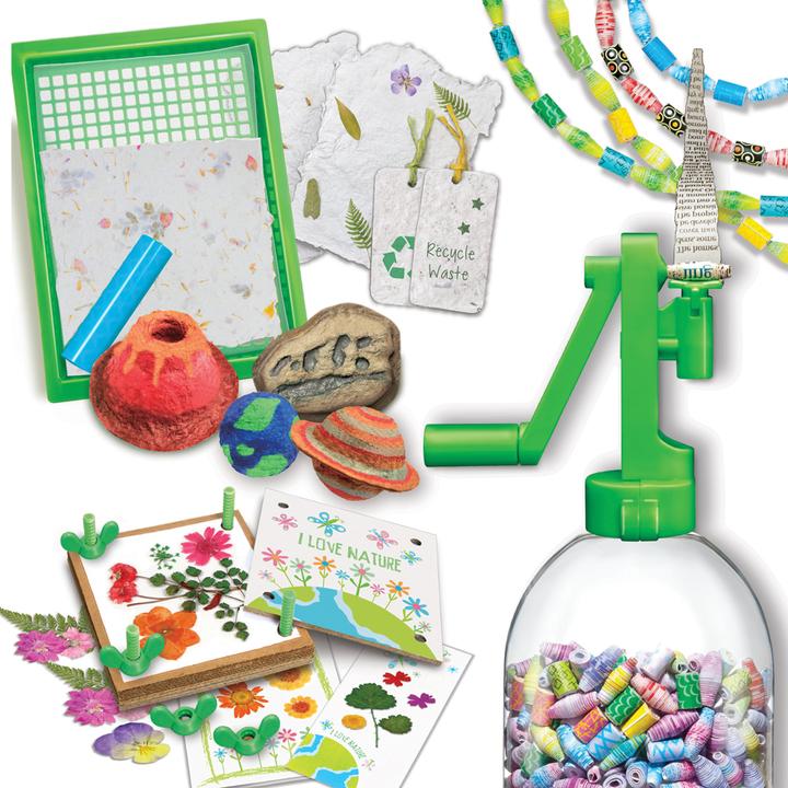 Produktbild Scandinavian Baby Products 4M - STEAM POWERED KIDS / Green Paper craft (4M-05542)