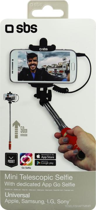 Produktbild SBS Mini-Selfie Stick mit Klinkenstecker 3,5 mm