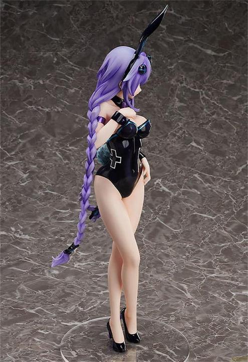 Actual product image FREEing Hyperdimension Neptunia PVC Statue 1/4 Purple Heart: Bare Leg Bunny Ver. 47 cm