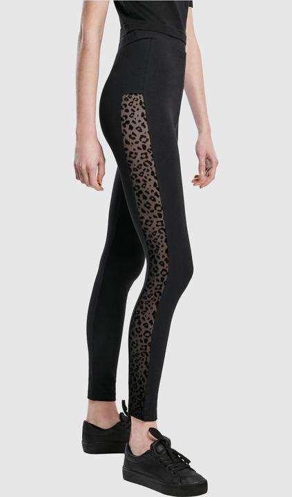 Immagine prodotto Urban Classics Leggings a righe in pizzo da donna (XS)