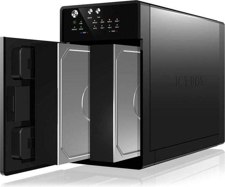 Actual product image Icy Box Raidsonic external dual RAID system for 3.5" SATA I (3.5")