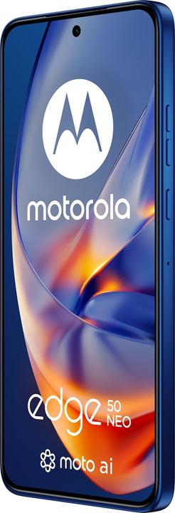 Produktbild Motorola Edge 50 Neo (512 GB, PANTONE Nautical Blue, 6.40", SIM + eSIM, 50 Mpx, 5G)