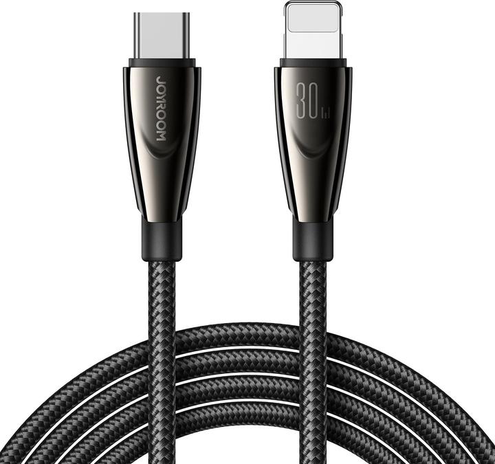 Image du produit Joyroom Câble Pioneer Series SA31-CL3 USB-C / Lightning 30W 1,2m - noir (1.20 m, 30 W)