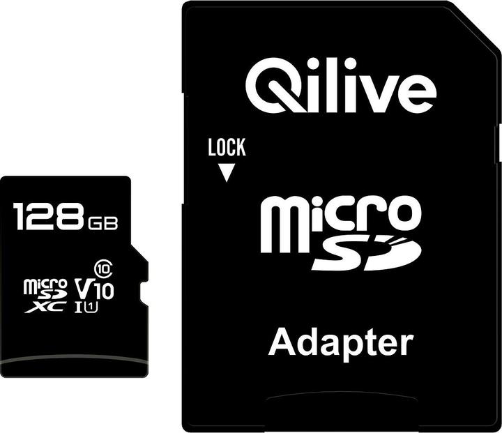 Actual product image Qilive 894733 (128 GB, microSDHC, U1, UHS-I)