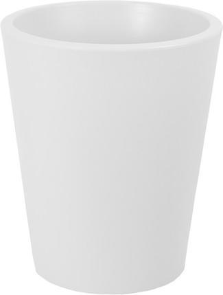 Actual product image Newgarden GERBERA 33 planter, tub large round ø32x39cm white 20L with water reservoir outdoor