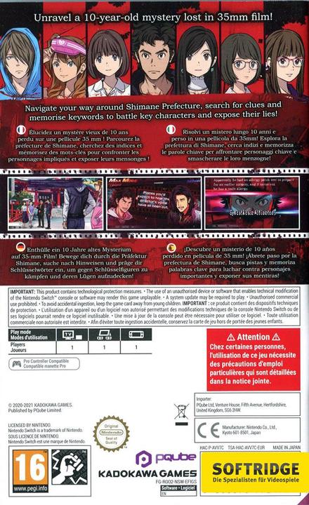 Image du produit Pqube Root Film (Switch, Switch Lite, Switch OLED, DE)
